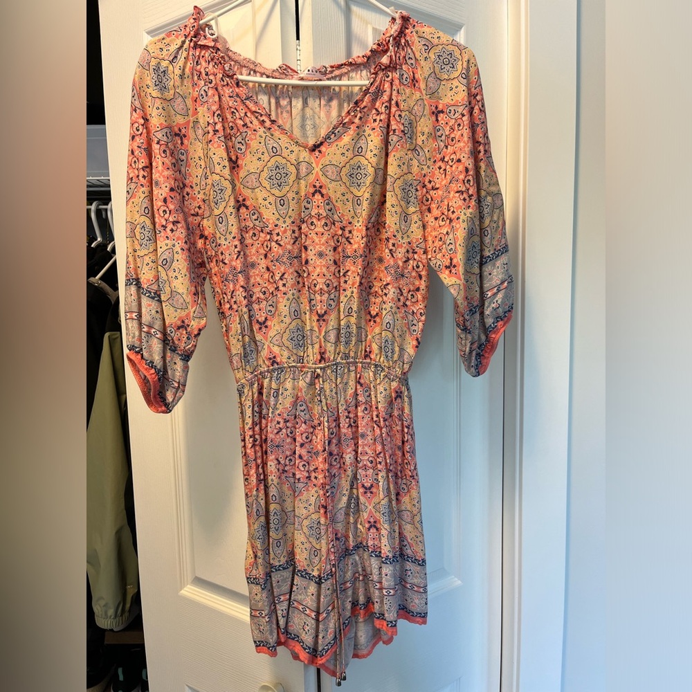 Blue Blush Romper. Size Small.